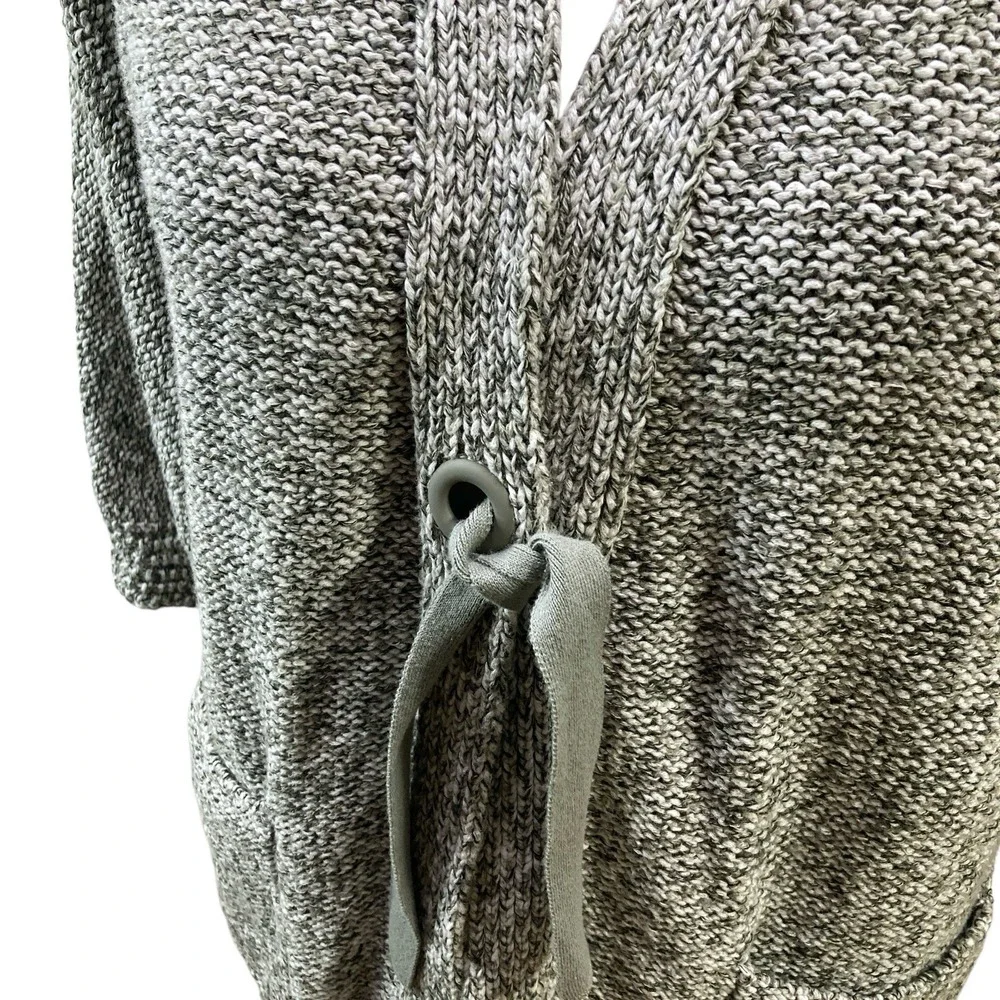 J. Jill Pure Jill Cardigan Sweater XS‎ Marled Knit Green Gray Tie Front Women